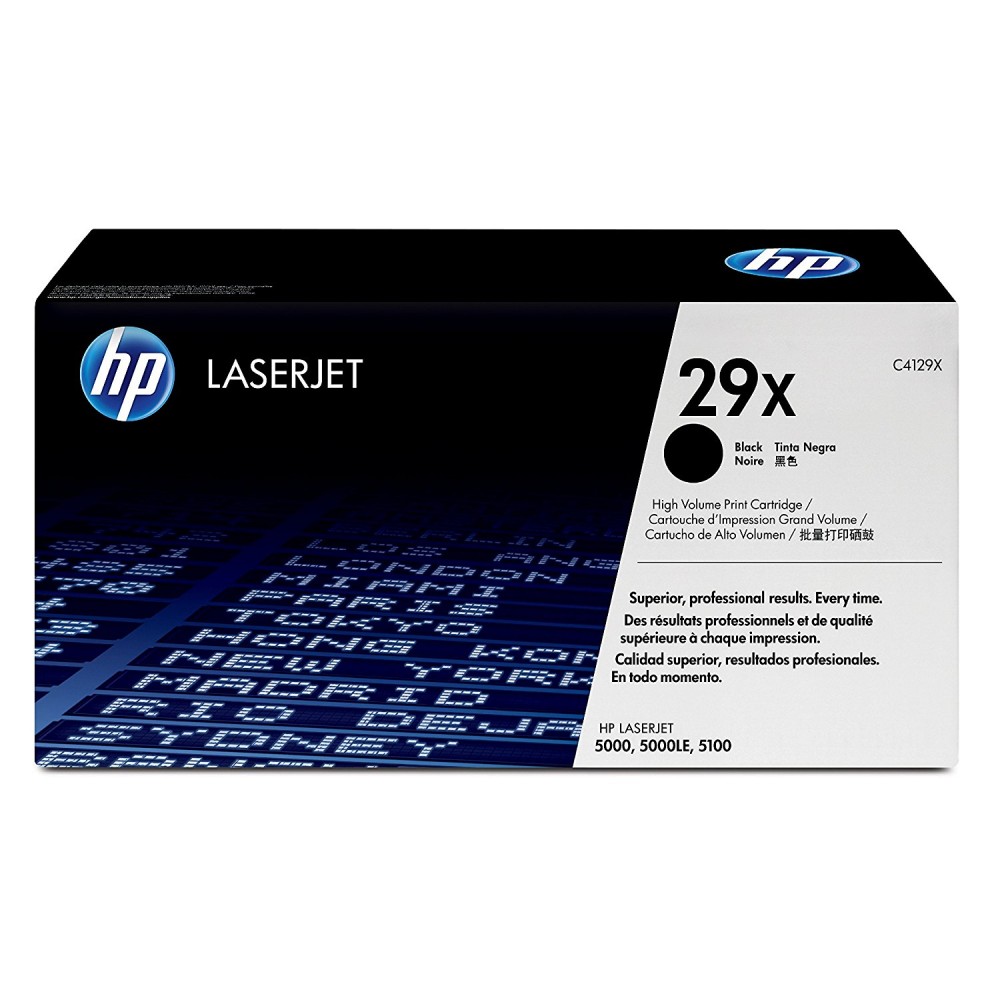 Картридж HP C4129X 29X оригинальный чёрный для принтеров HP LASERJET 5000 | HP LASERJET 5100