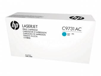 Картридж HP C9731AC оригинальный синий для принтеров HP LASERJET 5500 | HP LASERJET 5550