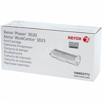 Картридж Xerox 106R02773 оригинальный чёрный для принтеров Xerox Phaser 3020 | Xerox WorkCentre 3025