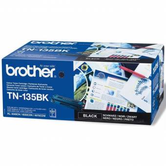 Картридж Brother TN-135BK оригинальный чёрный для принтеров Brother HL-4040CN | Brother HL-4050CDN | Brother HL-4070CDW