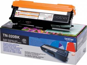 Картридж Brother TN-320BK оригинальный чёрный для принтеров Brother HL-4150CDN | Brother HL-4570CDW | Brother HL-4570CDWT | Brother DCP-9055CDN | Brother MFC-9460CDN