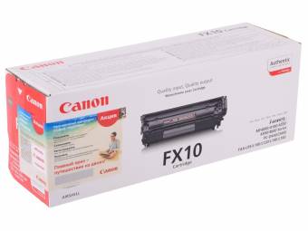 Картридж Canon FX-10 (0263B002) оригинальный для принтеров Canon I-Sensys mf4000, mf4010, mf4018, mf4018d, mf4100, mf4120, mf4120d, mf4140, mf4150, mf4200, mf4270, mf4320, mf4320d, mf4330, mf4330d, mf4340, mf4340d, mf4340dn, mf4350, mf4350d,  mf4370,