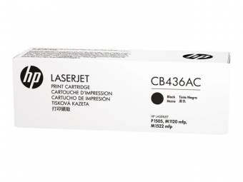Картридж HP CB436AC оригинальный чёрный для принтеров HP LASERJET M1120 mfp | HP LASERJET M1522 mfp | HP LASERJET P1505