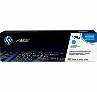 Картридж HP CB541A 125A оригинальный синий для принтеров HP LASERJET CP1215 | HP LASERJET CM1312 mfp | HP LASERJET CP1515n | HP LASERJET CP1518n