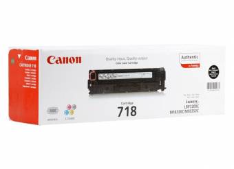 Картридж Canon 718Bk оригинальный для принтеров Canon i-SENSYS MF724Cdw, i-SENSYS MF8380Cdw, i-SENSYS LBP7660Cdn, i-SENSYS MF8350Cdn , i-SENSYS LBP7210Cdn, i-SENSYS MF8330Cdn , i-SENSYS MF8540Cdn , i-SENSYS MF8360Cdn, i-SENSYS MF8340Cdn, i-SENSYS MF8550Cd