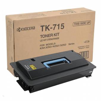 Картридж Kyocera 1T02GR0EU0 TK-715 оригинальный чёрный для принтеров Kyocera KM-3050 | Kyocera KM-4050 | Kyocera KM-5050