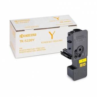 Картридж Kyocera 1T02R9ANL1 TK-5220Y оригинальный желтый для принтеров Kyocera ECOSYS P5021cdn | Kyocera ECOSYS P5021cdw | Kyocera ECOSYS M5521cdn | Kyocera ECOSYS M5521cdw
