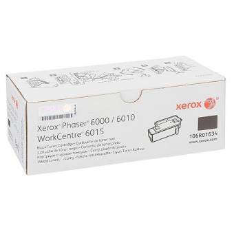 Картридж Xerox 106R01634 оригинальный чёрный для принтеров Xerox Phaser 6000 | Xerox Phaser 6010 | Xerox WorkCentre 6015