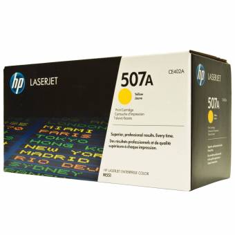 Картридж HP CE402A 507A оригинальный желтый для принтеров HP LaserJet Enterprise M551 | HP LaserJet Enterprise M570 | HP LaserJet Enterprise M575
