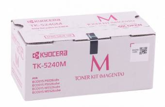 Картридж Kyocera 1T02R7BNL0 TK-5240M оригинальный красный для принтеров Kyocera ECOSYS P5026cdn | Kyocera ECOSYS P5026cdw | Kyocera ECOSYS M5526cdn | Kyocera ECOSYS M5526cdw