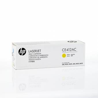Картридж HP CE412AC оригинальный желтый для принтеров HP LASERJET PRO 300 | HP LASERJET PRO M351 | HP LASERJET PRO M375 | HP LASERJET PRO 400 | HP LASERJET PRO M451 | HP LASERJET PRO M475