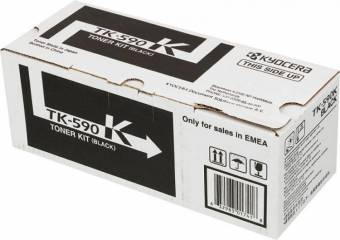 Картридж Kyocera 1T02KV0NL0 TK-590K оригинальный чёрный для принтеров Kyocera FS-C2026MFP | Kyocera FS-C2126MFP | Kyocera FS-C2526MFP | Kyocera FS-C2626MFP | Kyocera FS-C5250DN | Kyocera ECOSYS P6026cdn | Kyocera ECOSYS M6526cidn | Kyocera ECOSYS P6526cdn