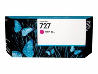 Картридж HP F9J77A 727 оригинальный красный для принтеров HP DesignJet T930 | HP DesignJet T1530 | HP DesignJet T2530