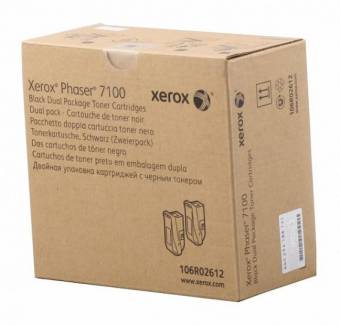 Картридж Xerox 106R02612 оригинальный чёрный для принтеров Xerox Phaser 7100